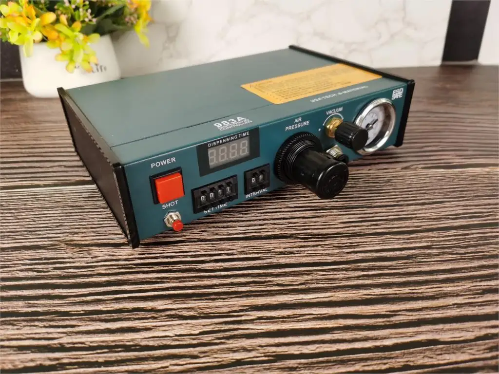 Auto Glue Dispenser YDL-983A Solder Paste Liquid Controller Dropper Fluid Dispenser with Suck-back Fuction 220V 110V 
Auto Glue Dispenser YDL-983A Solder Paste Liquid Controller Dropper Fluid Dispenser with Suck-back Fuction 220V 110V