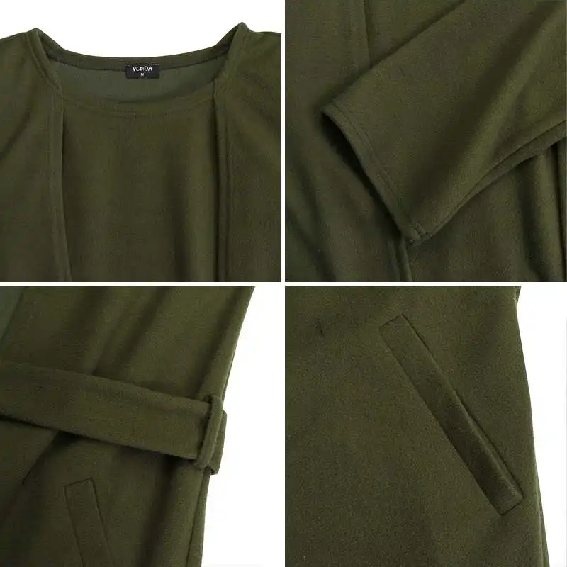 Solid High Neck Elegant Sweatshirt Women Tops 2021 VONDA Women Spring Long Sleeve Casual Ladies Pullovers Tops Femme Streetwears
Solid High Neck Elegant Sweatshirt Women Tops 2021 VONDA Women Spring Long Sleeve Casual Ladies Pullovers Tops Femme Streetwears