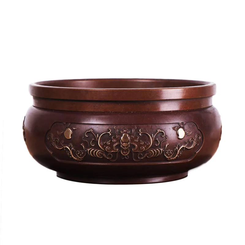 MOZART Pure Copper Lotus Round Bottom Incense Burner Line Incense Burner Decoration Home Office
MOZART Pure Copper Lotus Round Bottom Incense Burner Line Incense Burner Decoration Home Office