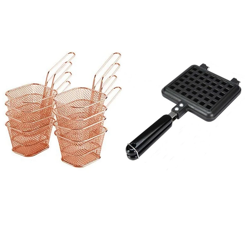 Антипригарная машина для приготовления вафель, кухонная форма для выпечки вафель с 8 мини квадратными сковородками для жарки картофеля фри,... 
Антипригарная машина для приготовления вафель, кухонная форма для выпечки вафель с 8 мини квадратными сковородками для жарки картофеля фри,...