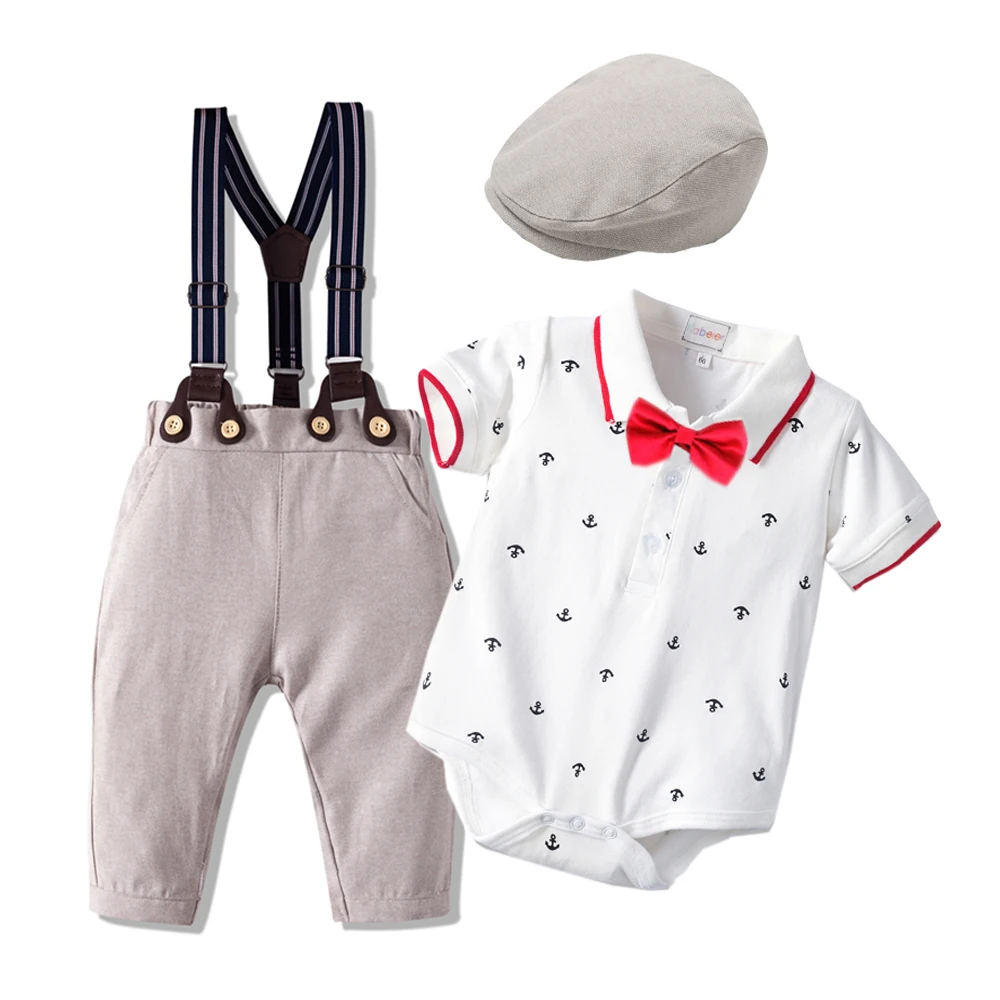 Short Sleeve Romper Clothes Newborn Boys Bow Hat Gentleman Suit Infant Children Bodysuit Party Clothing Photography Dress
Short Sleeve Romper Clothes Newborn Boys Bow Hat Gentleman Suit Infant Children Bodysuit Party Clothing Photography Dress