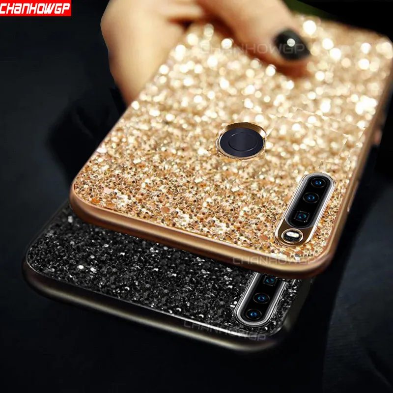Bling Glitter Soft TPU Case For Huawei P30 Lite P20 Honor 20 Pro 20i 10i 8A 8SY5 Y6 Y9 Prime 2019 Mate 30 Sequins Cover | Мобильные