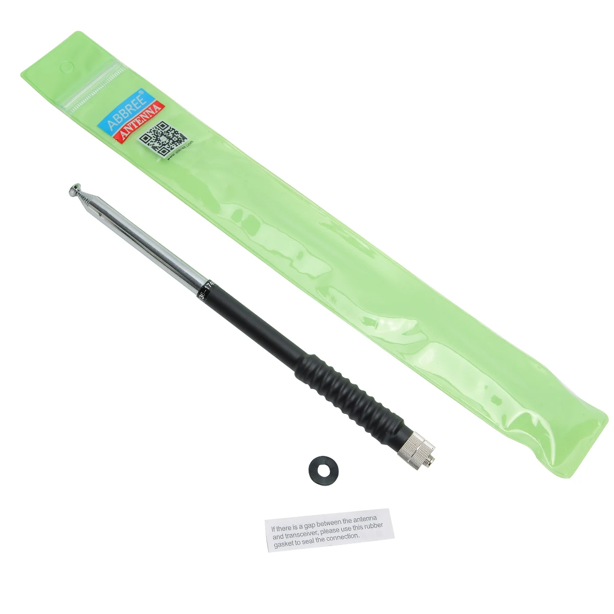 Abbree Telescopic SMA-F Female VHF 136-174MHz Antenna For Baofeng UV-5R UV-S9 Plus BF-888S UV82 UV-9R Plus Walkie Talkie
Abbree Telescopic SMA-F Female VHF 136-174MHz Antenna For Baofeng UV-5R UV-S9 Plus BF-888S UV82 UV-9R Plus Walkie Talkie