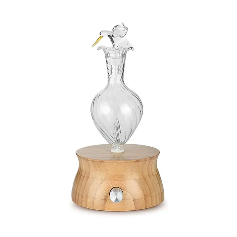 

Waterless Essential Oil Diffuser Wood And Glass Cold Aromatherapy Diffuseur Huile Essentiel Difusor De Aroma Nebulizer For Home