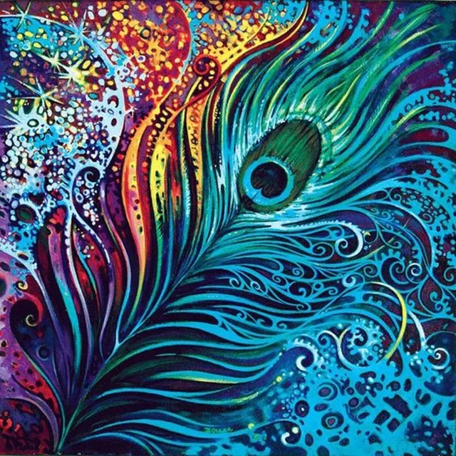 JMINE Div 5D Colorful peacock Feathers Full Diamond Painting cross stitch kits art High Quality Scenic 3D paint by diamonds
JMINE Div 5D Colorful peacock Feathers Full Diamond Painting cross stitch kits art High Quality Scenic 3D paint by diamonds