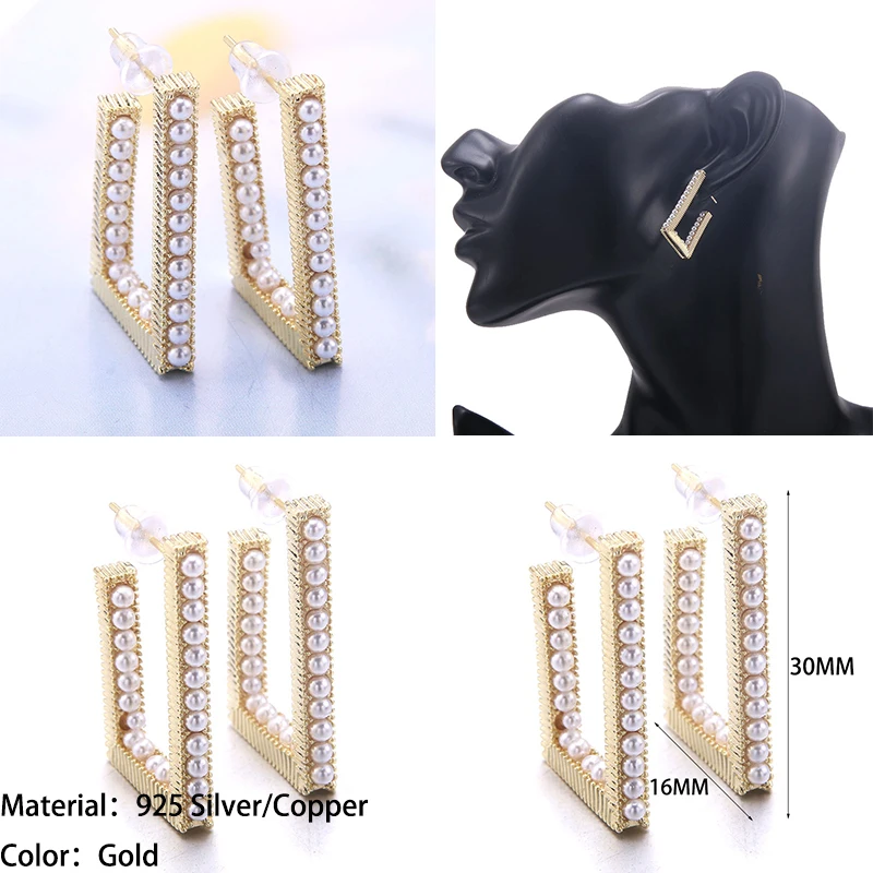 Summer Fashion Various sizes Pearl Hoop Earring Cute Lady Gold/Silver Copper Earrings Women's Jewelry
Summer Fashion Various sizes Pearl Hoop Earring Cute Lady Gold/Silver Copper Earrings Women's Jewelry