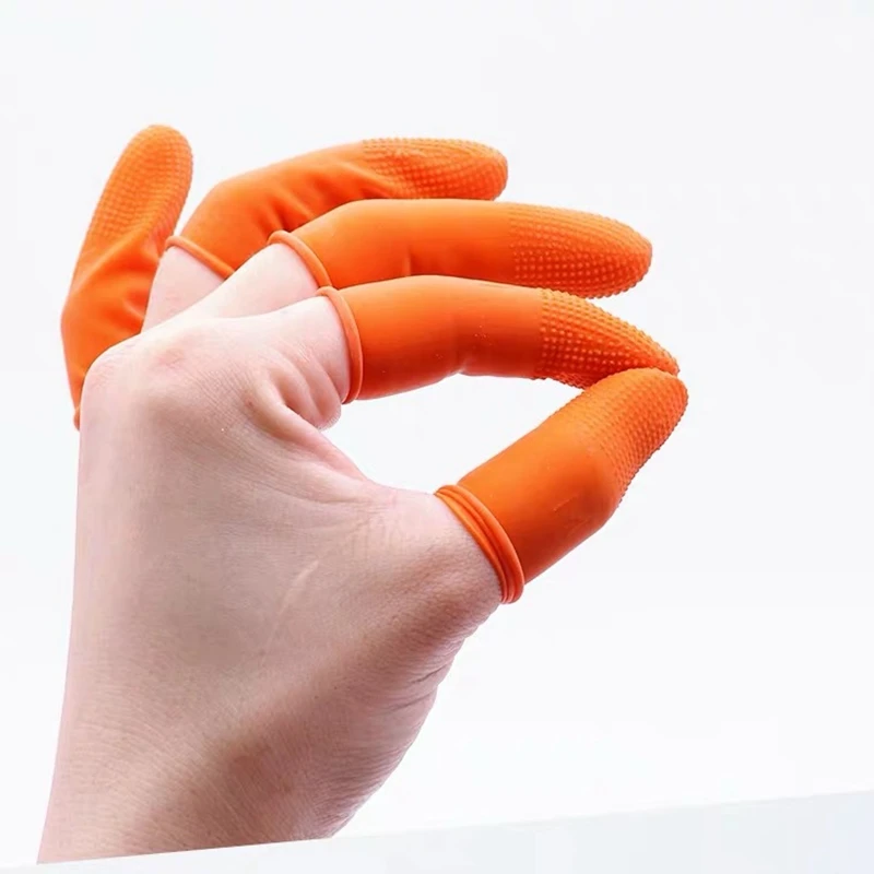 100pcs Latex Finger Golves Antiskid Rubber Finger Glove Counting Nail Covers Protectors Cots Antistatic Fingertip Guards
100pcs Latex Finger Golves Antiskid Rubber Finger Glove Counting Nail Covers Protectors Cots Antistatic Fingertip Guards
