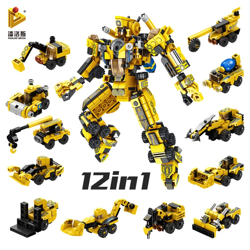 MOC City Building Bulldozer Excavator 573PCS Robot Model DIY Building Blocks Children's Toy Stickers Gift Small Building Blocks
MOC City Building Bulldozer Excavator 573PCS Robot Model DIY Building Blocks Children's Toy Stickers Gift Small Building Blocks