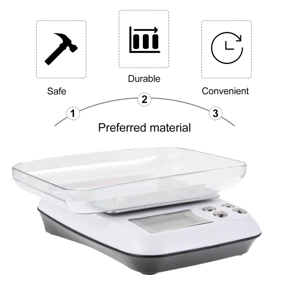Household Electronic Scale High Precision Jewelry Scale with Battery (Silver)
Household Electronic Scale High Precision Jewelry Scale with Battery (Silver)