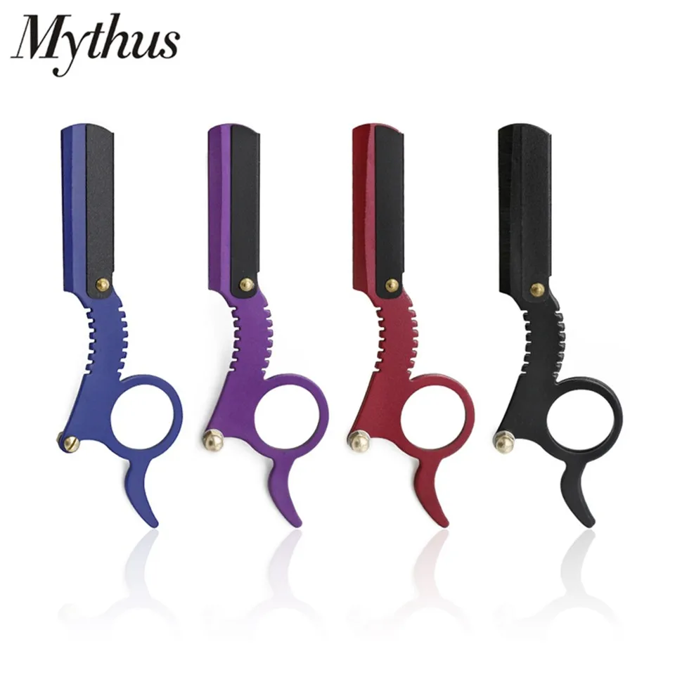 Mythus Mustache Shaving Barber Razor Knife Zinc Alloy Thumb Manual Beard Cutting Razor Trimmer Stainless Blade Shaver For Men
Mythus Mustache Shaving Barber Razor Knife Zinc Alloy Thumb Manual Beard Cutting Razor Trimmer Stainless Blade Shaver For Men