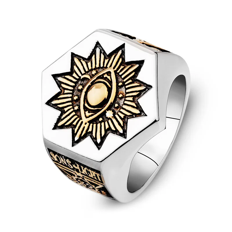 Classic Men's Stainless Steel Masonic Totem Jewelry Cobra Hex Masonic Ring Suitable For Hip Hop Street Cultural Accessories
Classic Men's Stainless Steel Masonic Totem Jewelry Cobra Hex Masonic Ring Suitable For Hip Hop Street Cultural Accessories