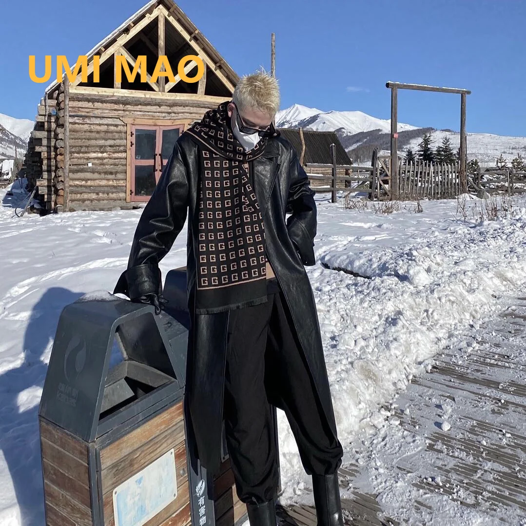 UMI MAO Dark Wind Niche Design Waist Buckle Leather Jacket Men Windbreaker Men's Mid-length Loose Temperament Leather Coat
UMI MAO Dark Wind Niche Design Waist Buckle Leather Jacket Men Windbreaker Men's Mid-length Loose Temperament Leather Coat