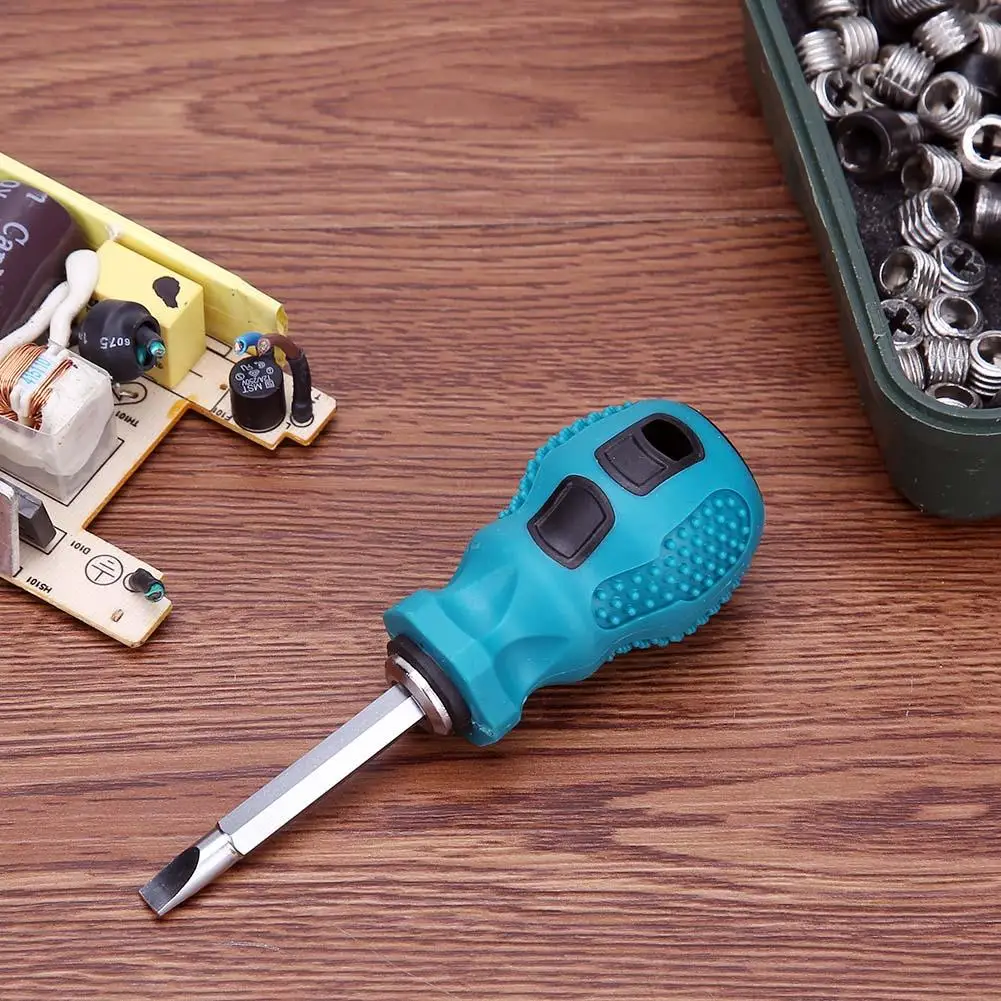 Double-Use Screwdriver Removable Hand Tool Chrome Vanadium Steel Repair Tool Handle Flathead Screw Driver 7cm/2.76in
Double-Use Screwdriver Removable Hand Tool Chrome Vanadium Steel Repair Tool Handle Flathead Screw Driver 7cm/2.76in