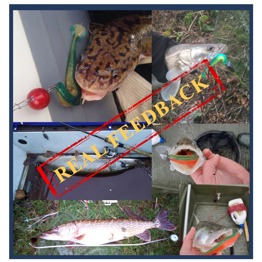 FISH KING New Shad Fishing Lure Soft Lure 90mm 120mm 160mm Wobblers Odor Attractant Carp Silicone Bait Pike Bass Artificial Bait
FISH KING New Shad Fishing Lure Soft Lure 90mm 120mm 160mm Wobblers Odor Attractant Carp Silicone Bait Pike Bass Artificial Bait