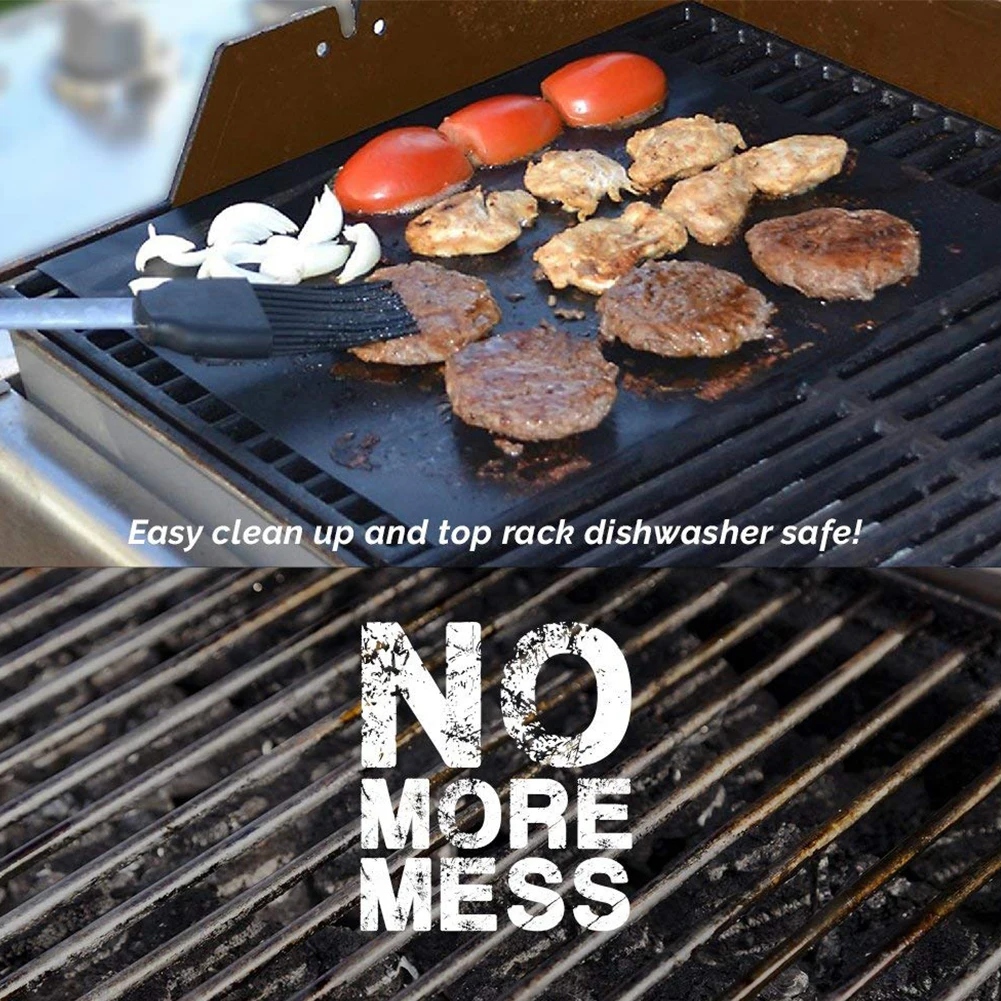 4Pcs Grill Mat Heavy Duty BBQ Grill Mats Non Stick Reusable Barbecue Grilling Accessories Works On Gas Charcoal Electric Grill
4Pcs Grill Mat Heavy Duty BBQ Grill Mats Non Stick Reusable Barbecue Grilling Accessories Works On Gas Charcoal Electric Grill