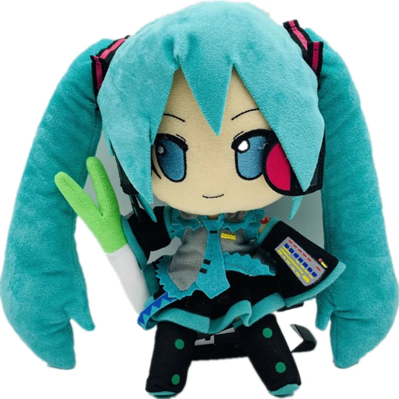 30cm Anime Hatsune Miku large standing green scallion sound future plush doll toys for girls kawaii room decor peluche fans gift
30cm Anime Hatsune Miku large standing green scallion sound future plush doll toys for girls kawaii room decor peluche fans gift