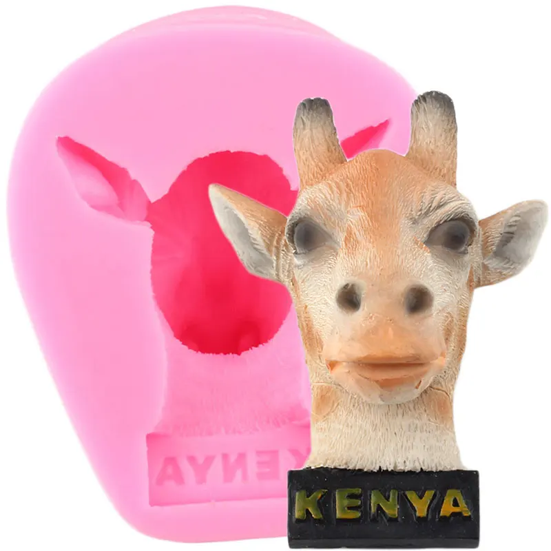3D Giraffe Head Soap Silicone Mold Resin Clay Candle Mould DIY Candy Chocolate Fondant Moulds Cake Decorating Tools
3D Giraffe Head Soap Silicone Mold Resin Clay Candle Mould DIY Candy Chocolate Fondant Moulds Cake Decorating Tools