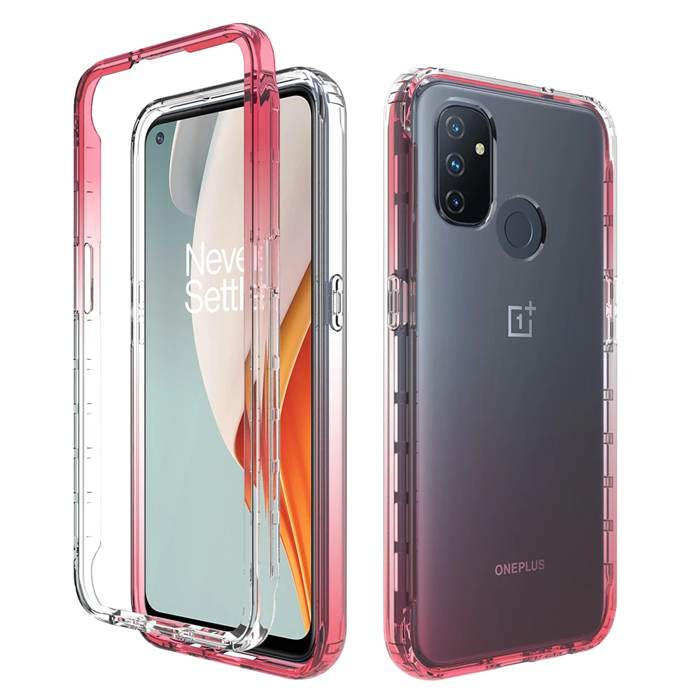 Gradient Transparent Case for OnePlus Nord N10 N200 5G Cover Luxury Ultrathin TPU Protector Case for OnePlus 8 9 Pro Nord 5G 8T
Gradient Transparent Case for OnePlus Nord N10 N200 5G Cover Luxury Ultrathin TPU Protector Case for OnePlus 8 9 Pro Nord 5G 8T