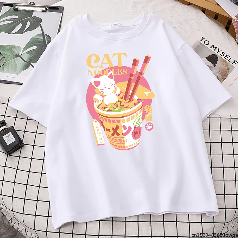 Delicious Adorable Cat Noodles Print Tshirt Women Loose Home Clothes Aesthetic Oversized Vintage Oversized
Delicious Adorable Cat Noodles Print Tshirt Women Loose Home Clothes Aesthetic Oversized Vintage Oversized