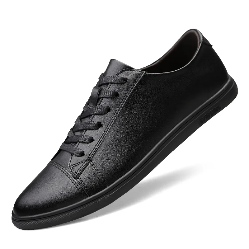 

Высокое качество кроссовки из натуральной кожи; Повседневные белые туфли для мужчин; Классический дизайн; Простая и подходит для повседнев...