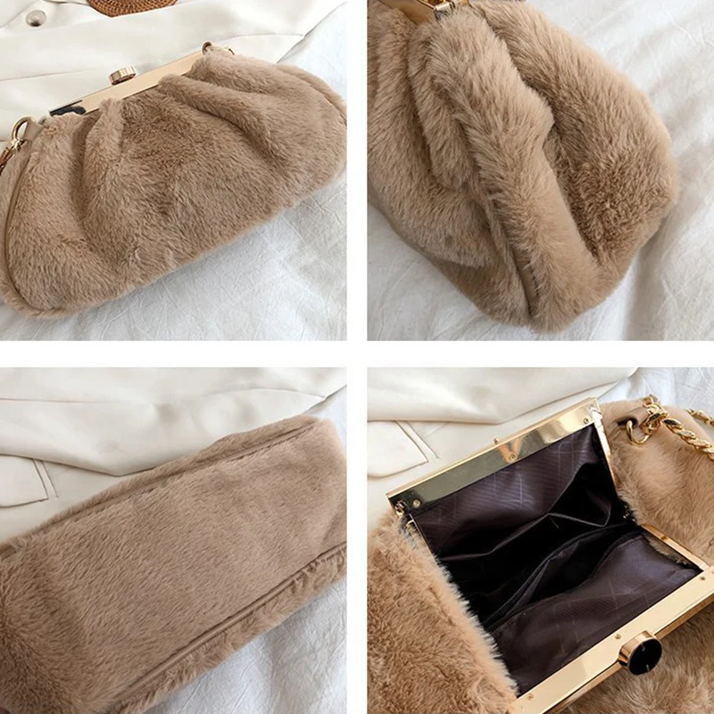 Autumn And Winter Plush Bags Women 2020 New Luxury Design Chain Shoulder Bag Large Capacity Messenger Rabbit Fur Dumpling Bags
Autumn And Winter Plush Bags Women 2020 New Luxury Design Chain Shoulder Bag Large Capacity Messenger Rabbit Fur Dumpling Bags