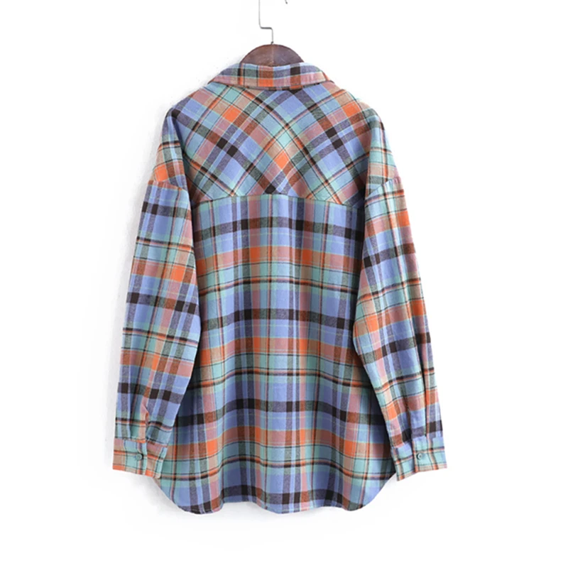 2021 Spring Fashion New High-Quality Loose Sanded Embroidery Plaid College Style Long-Sleeved Shirt Female Top Trendy H342
2021 Spring Fashion New High-Quality Loose Sanded Embroidery Plaid College Style Long-Sleeved Shirt Female Top Trendy H342