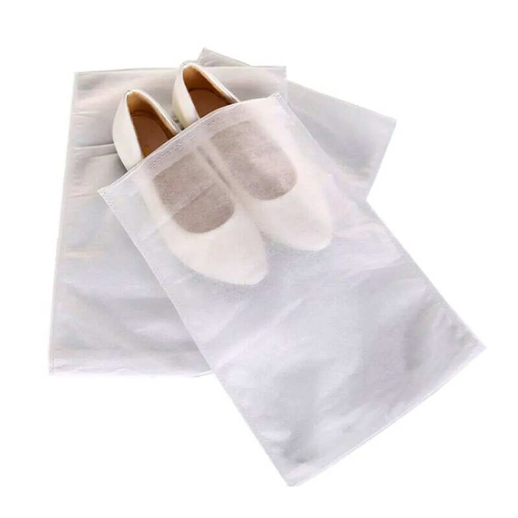 10Pcs/Set Portable Drawstring Shoes Clear Storage Bag Dust Bags Non-woven Travel Pouch Closet Organizer
10Pcs/Set Portable Drawstring Shoes Clear Storage Bag Dust Bags Non-woven Travel Pouch Closet Organizer