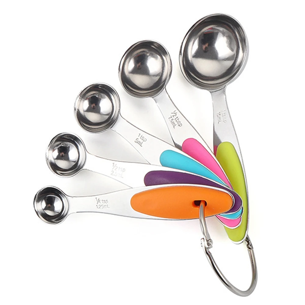 5pcs Multi Purpose Measuring Spoons Cup Stainless Steel Measuring Spoon Set Baking Cooking Tools Accessories Kitchen Gadgets
5pcs Multi Purpose Measuring Spoons Cup Stainless Steel Measuring Spoon Set Baking Cooking Tools Accessories Kitchen Gadgets