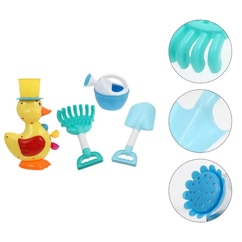 1 Set of Beach Playset Beach Rubber Duck Shovel Sprinkler Spoon for Outdoor Use
1 Set of Beach Playset Beach Rubber Duck Shovel Sprinkler Spoon for Outdoor Use