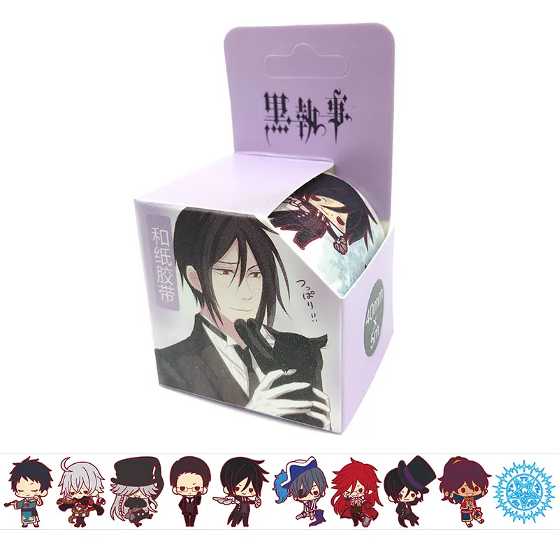 Стикеры Black Butler Kuroshitsuji классические модные для книги автомобиля чемодана