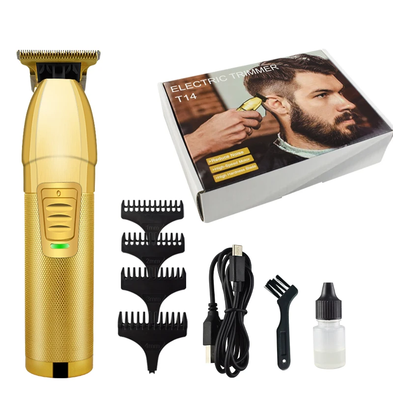 2021 New Style USB Rechargeable Oil Head Hair Trimmer T14 Golden Electric Hair Clippers Carving Trimming Electric Clippers
2021 New Style USB Rechargeable Oil Head Hair Trimmer T14 Golden Electric Hair Clippers Carving Trimming Electric Clippers