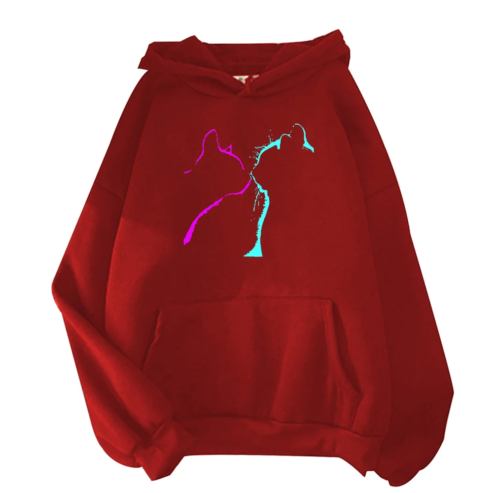 Funny Cat Print Women Hoodies Sweatshirts Drop Shoulder Oversized Loose Winter Ladies Tops Pullovers Autumn Winter Hooded Hoodie
Funny Cat Print Women Hoodies Sweatshirts Drop Shoulder Oversized Loose Winter Ladies Tops Pullovers Autumn Winter Hooded Hoodie