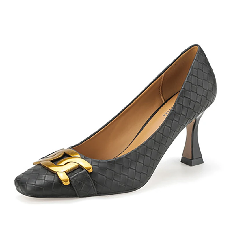 MHYONS 2021 New Women's Pumps Office Lady Shoes Low Heels Soft New Arrival Solid Square Toe Women Pumps Metal decoration
MHYONS 2021 New Women's Pumps Office Lady Shoes Low Heels Soft New Arrival Solid Square Toe Women Pumps Metal decoration