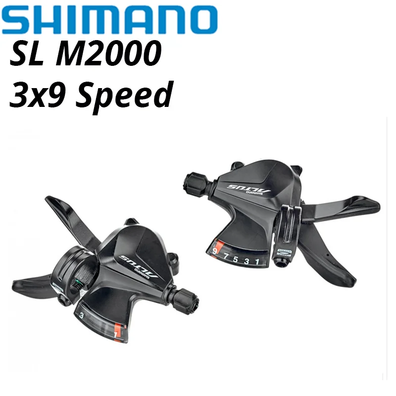 

SHIMANO M2000 M2010 Shifters Altus SL-M2000 3x9s 27 Speed bike Shifting Lever MTB Bicycle Shifter Trigger with cable new M370