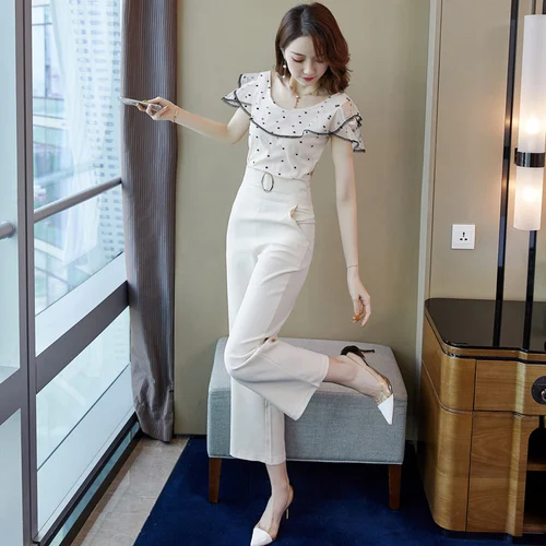 Goddess Women Two Piece Outfits Summer Polka Dot Womens Matching Set Office Lady Female Outfits Ensemble Femme Deux Pieces
Goddess Women Two Piece Outfits Summer Polka Dot Womens Matching Set Office Lady Female Outfits Ensemble Femme Deux Pieces