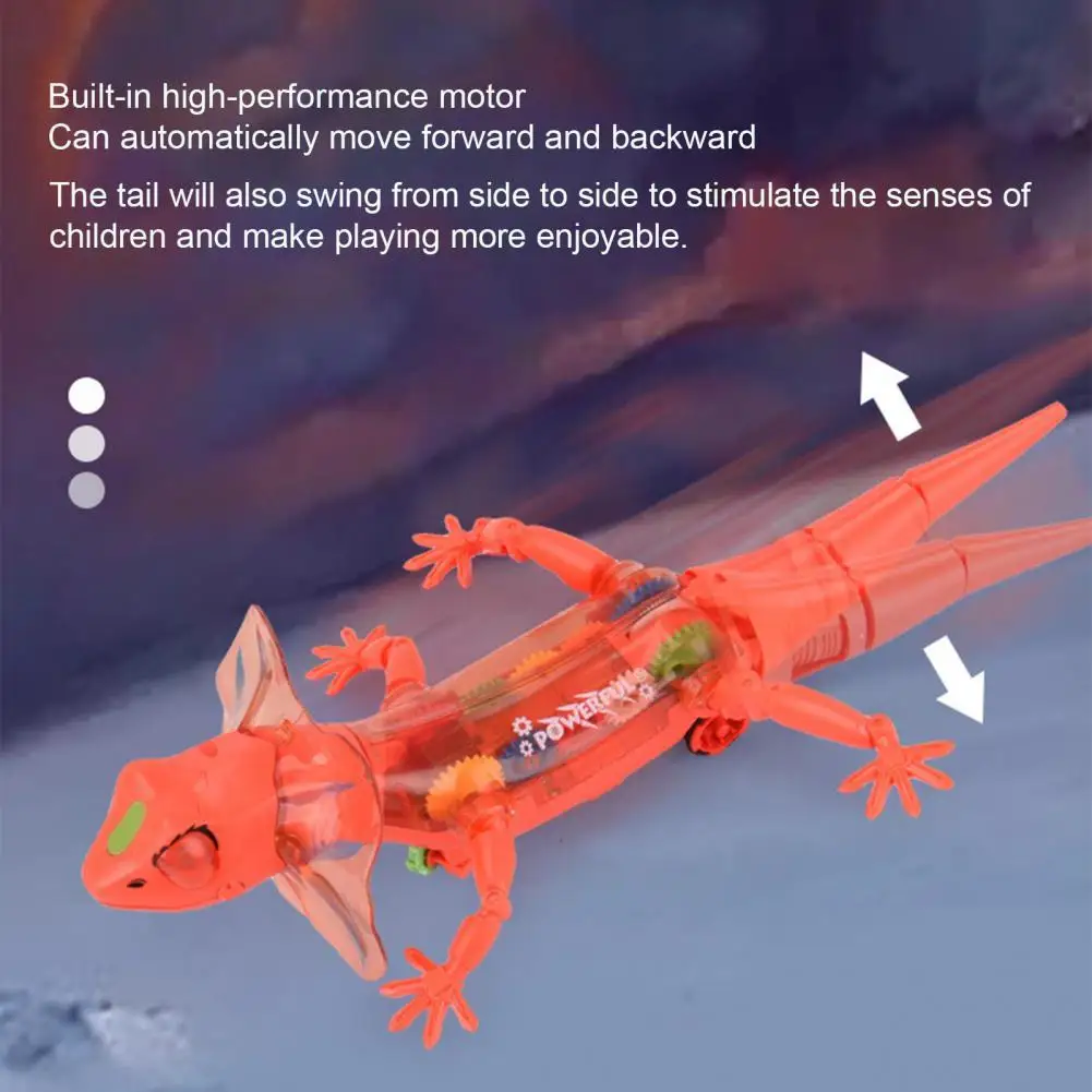 Walking Lizard Toy Model Robotic Toys Battery Operated with Sounds Lights Crawling Removable Tail Funny Animal Toy Children Gift
Walking Lizard Toy Model Robotic Toys Battery Operated with Sounds Lights Crawling Removable Tail Funny Animal Toy Children Gift