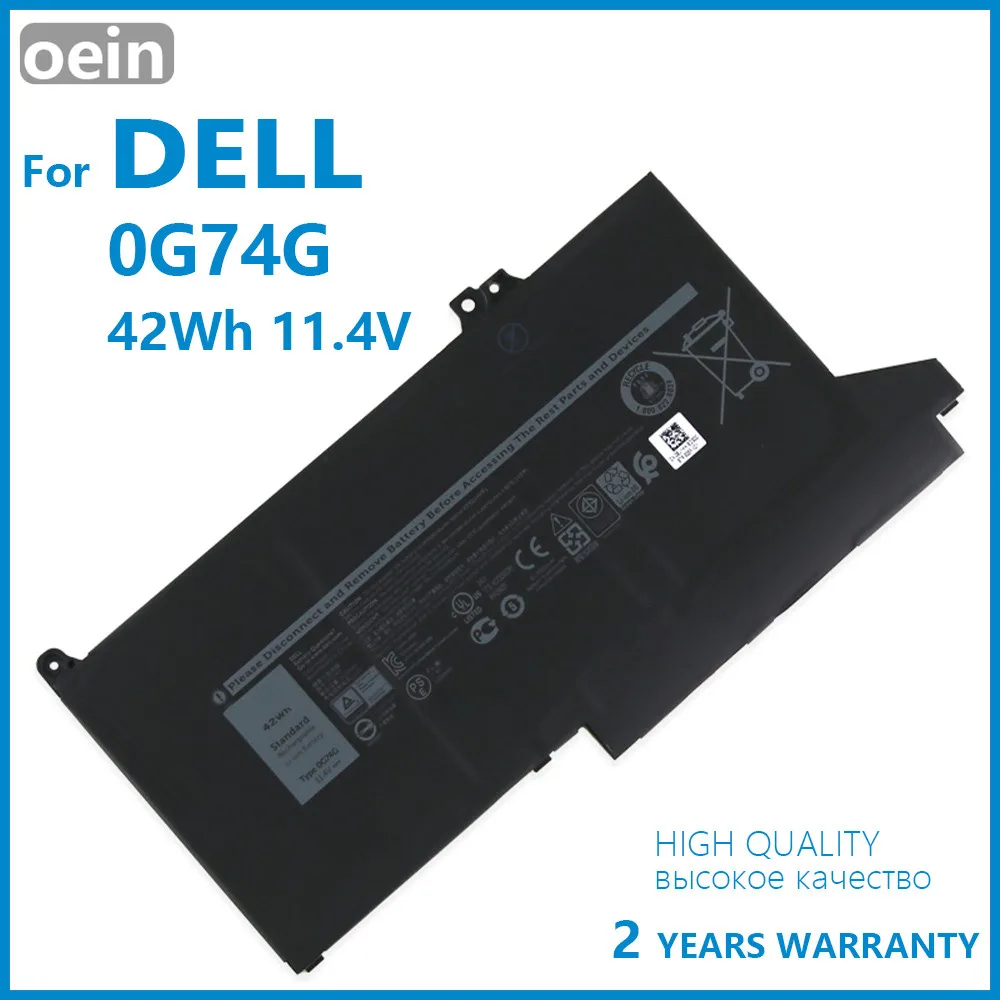 Oein Genuine 0G74G 3500mAh Original Laptop battery for DELL 7000 E7280 E7380 E7480 DJ1J0 11.4V 42Wh
Oein Genuine 0G74G 3500mAh Original Laptop battery for DELL 7000 E7280 E7380 E7480 DJ1J0 11.4V 42Wh