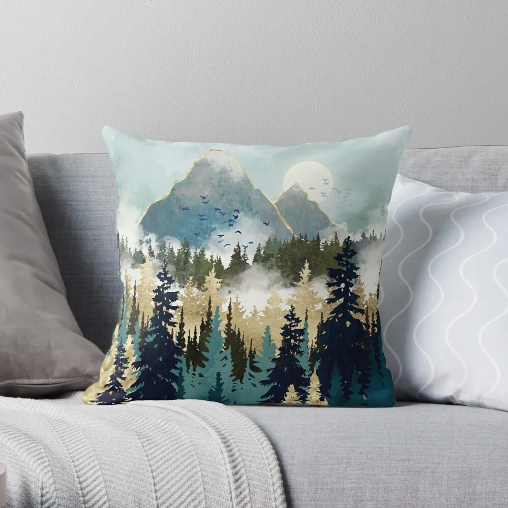 Misty Pines Throw Pillow Cushion Cover Polyester throw pillows case on sofa home living room car seat decor 45x45cm
Misty Pines Throw Pillow Cushion Cover Polyester throw pillows case on sofa home living room car seat decor 45x45cm