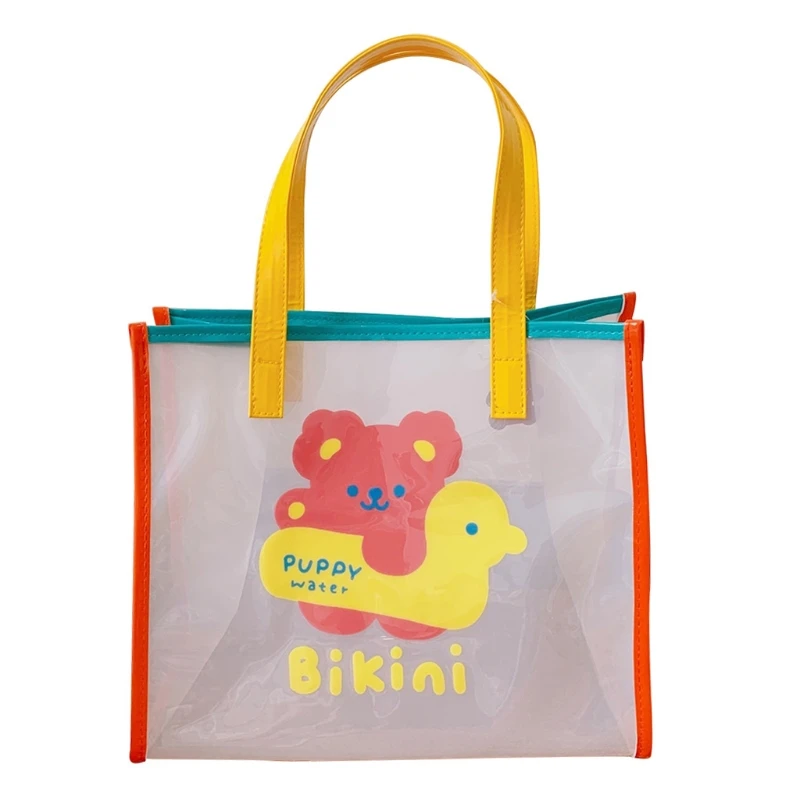 Summer Jelly Cartoon Beach Shoulder Bag Women Girls Transparent PVC Rainbow Handbag Large Capacity Shopping Storage Tote
Summer Jelly Cartoon Beach Shoulder Bag Women Girls Transparent PVC Rainbow Handbag Large Capacity Shopping Storage Tote