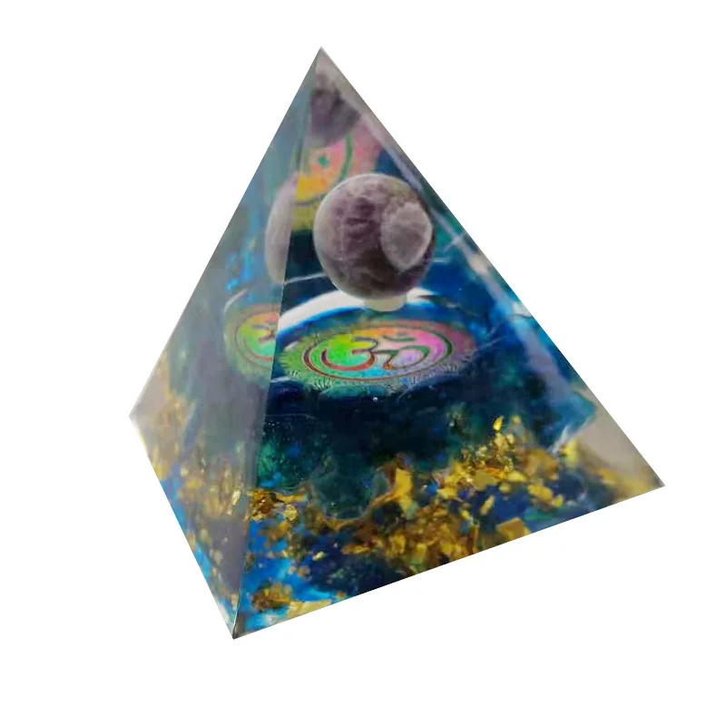 60mm Orgonite Pyramid Orgone Energy Gathering Fortune Helping Soothe the soul Chakra Resin Decorative Craft Jewelry Cube 
60mm Orgonite Pyramid Orgone Energy Gathering Fortune Helping Soothe the soul Chakra Resin Decorative Craft Jewelry Cube