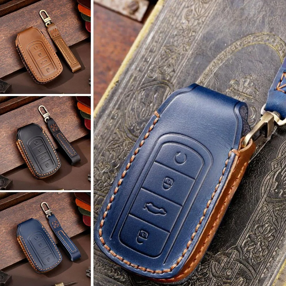 Leather Car Smart Key Fob Cover Case Holder For Chery Tiggo 8plus 5 Plus 7pro 2021 Car Key Protector Interior Accessories
Leather Car Smart Key Fob Cover Case Holder For Chery Tiggo 8plus 5 Plus 7pro 2021 Car Key Protector Interior Accessories