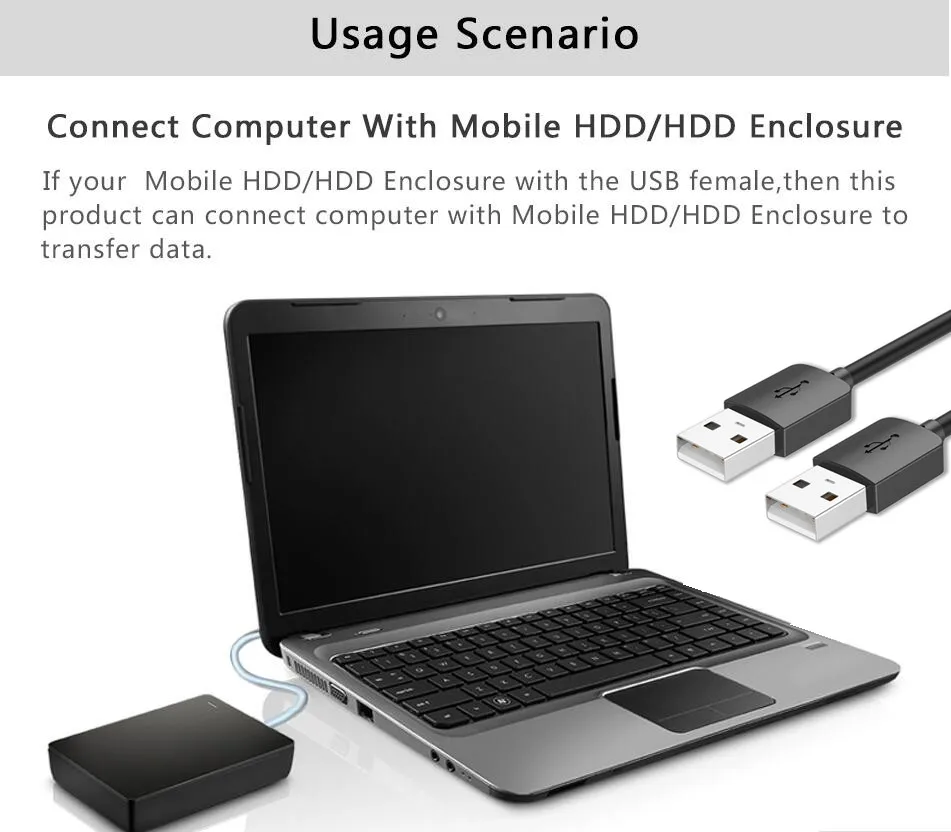 Удлинительный кабель USB к Удлинитель 2 0 Папа-папа шнур 1 м 3 для жесткого диска