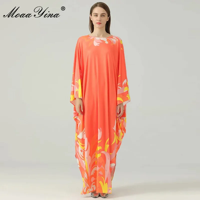 MoaaYina 2021 Autumn Loose Kuwait Maxi Dresses 2XL Women's Fashion Runway Batwing Sleeve Printed knitting Elastic Long Dress
MoaaYina 2021 Autumn Loose Kuwait Maxi Dresses 2XL Women's Fashion Runway Batwing Sleeve Printed knitting Elastic Long Dress