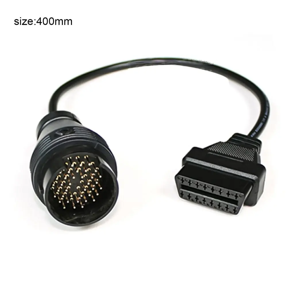 38Pin Car Diagnostics Connector Cable for BENZ 38 Pin Male to 16 Pin Female OBD2 OBDII Connector Adapter Diagnostics Tool
38Pin Car Diagnostics Connector Cable for BENZ 38 Pin Male to 16 Pin Female OBD2 OBDII Connector Adapter Diagnostics Tool