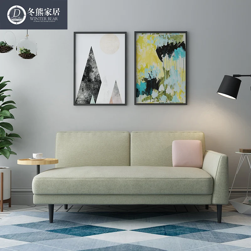 Small family contracted sitting room double cloth art sofa Nordic type personality economy rent small sofa
Small family contracted sitting room double cloth art sofa Nordic type personality economy rent small sofa