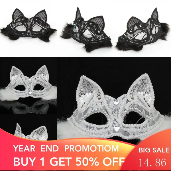 Disney Sexy Cat Mask Female Masquerade Fox Mask Half Face Antique Princess Adult Sexy Eye Mask Lace Face Mask
Disney Sexy Cat Mask Female Masquerade Fox Mask Half Face Antique Princess Adult Sexy Eye Mask Lace Face Mask