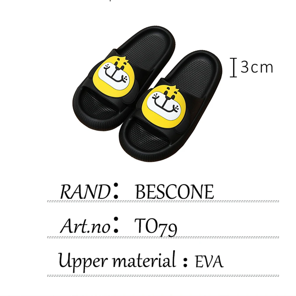 BESCONE Cartoon Couple Slippers Summer Cute Puppy Indoor Bathing Non-slip Shoes Thick-soled Soft Comfortable Women Slippers TO79
BESCONE Cartoon Couple Slippers Summer Cute Puppy Indoor Bathing Non-slip Shoes Thick-soled Soft Comfortable Women Slippers TO79