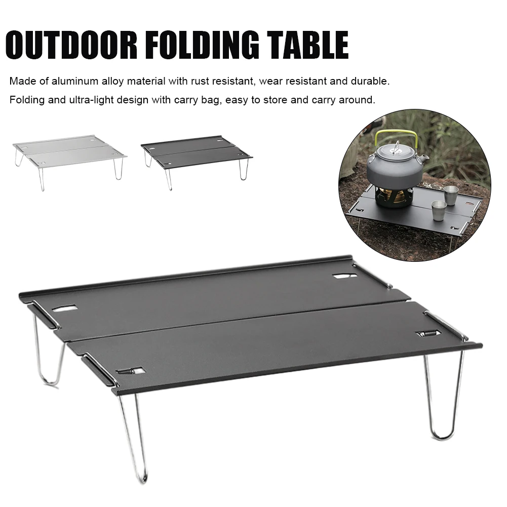 Folding table portable ultra-light aluminum desk with storage bag foldable rectangular table outdoor camping accessories
Folding table portable ultra-light aluminum desk with storage bag foldable rectangular table outdoor camping accessories