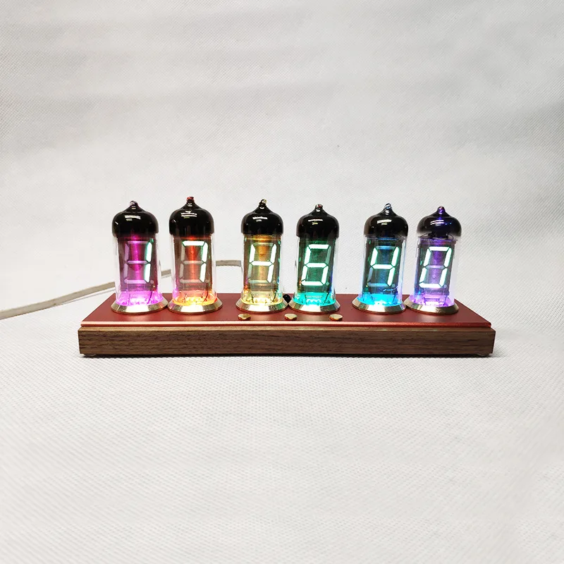 Former Soviet Union IV11 fluorescent tube clock glow tube clock voice bluetooth smart electronic desk clock student alarm clock
Former Soviet Union IV11 fluorescent tube clock glow tube clock voice bluetooth smart electronic desk clock student alarm clock