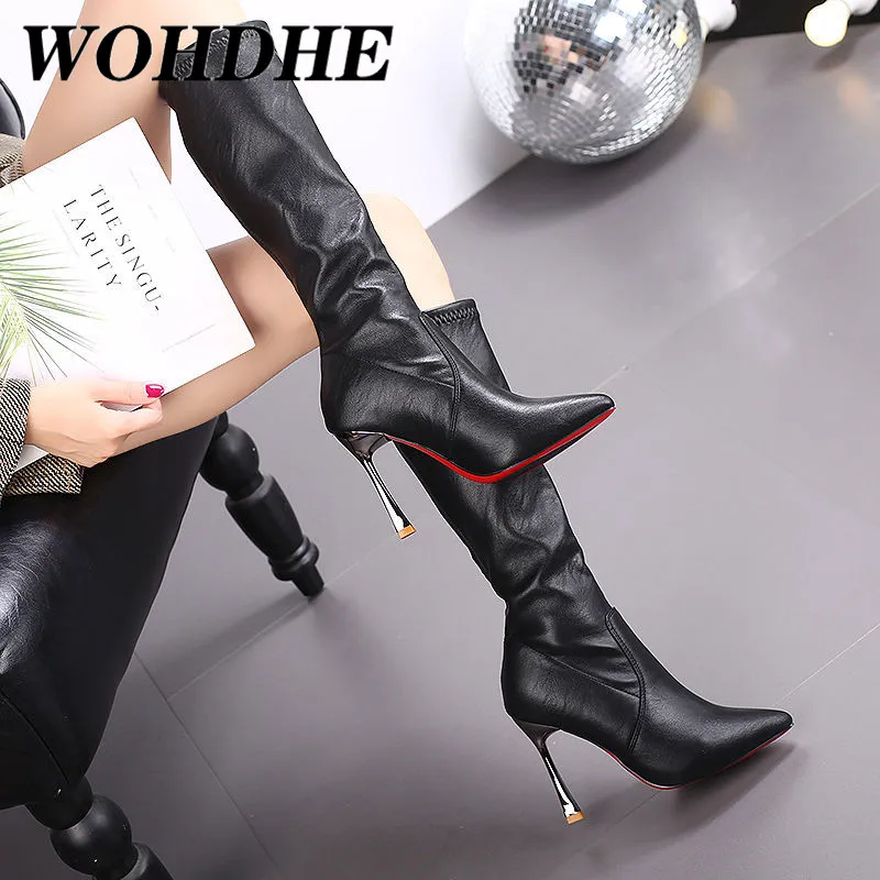 2021 New TIP Toe Women Knee High Boots Slip on Casual Thin Heel Women Long Boots Luxury Brand Designer Winter red sole Shoes
2021 New TIP Toe Women Knee High Boots Slip on Casual Thin Heel Women Long Boots Luxury Brand Designer Winter red sole Shoes